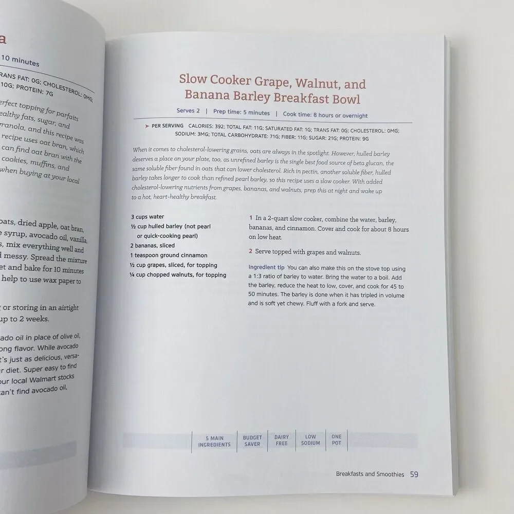 Low Cholesterol Cookbook and Action Plan By Karen L. Swanson
